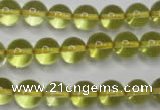 CLQ204 15.5 inches 12mm round natural lemon quartz beads wholesale