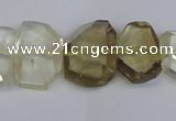 CLQ266 15.5 inches 13*18mm - 15*20mm freeform lemon quartz beads