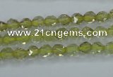 CLQ301 15.5 inches 6mm faceted nuggets lemon quartz beads