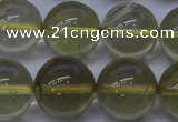 CLQ354 15 inches 12mm round natural lemon quartz beads wholesale