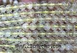 CLQ361 15 inches 6mm round lemon quartz gemstone beads