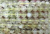 CLQ363 15 inches 10mm round lemon quartz gemstone beads