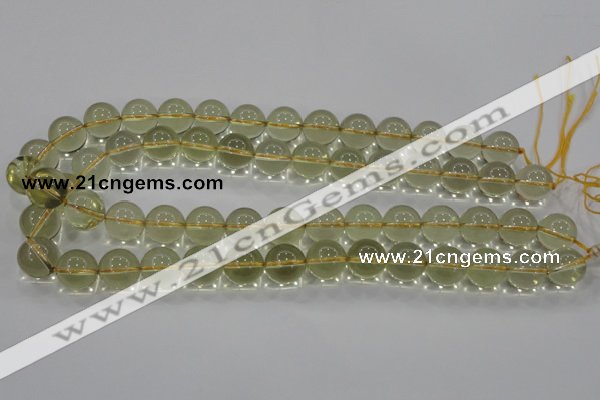 CLQ51 15.5 inches 8mm round natural lemon quartz beads wholesale