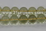 CLQ52 15.5 inches 10mm round natural lemon quartz beads wholesale