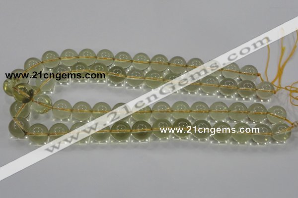 CLQ52 15.5 inches 10mm round natural lemon quartz beads wholesale