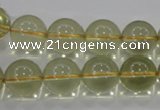 CLQ54 15.5 inches 14mm round natural lemon quartz beads wholesale