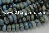 CLR06 16 inches 5*8mm rondelle larimar gemstone beads wholesale