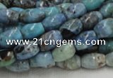 CLR07 16 inches 8*12mm rice larimar gemstone beads wholesale