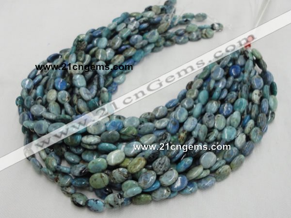 CLR12 16 inches 12*16mm oval larimar gemstone beads wholesale