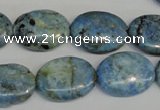 CLR215 15.5 inches 15*20mm oval larimar gemstone beads