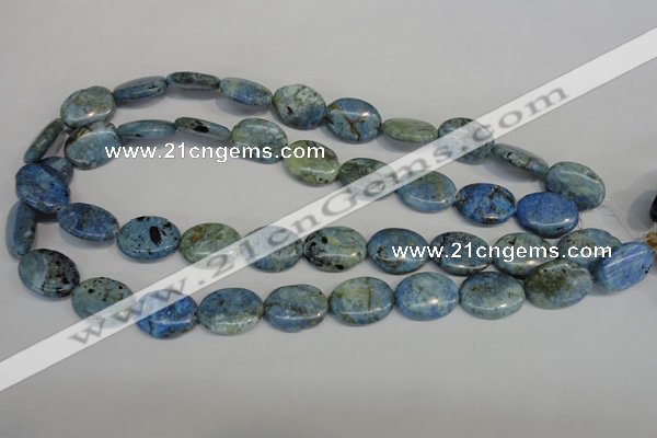 CLR215 15.5 inches 15*20mm oval larimar gemstone beads