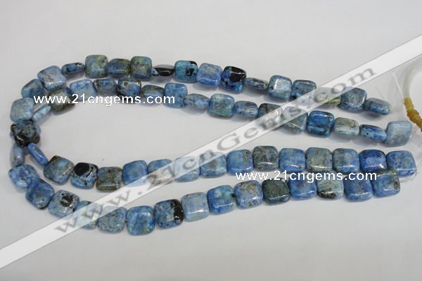 CLR218 15.5 inches 12*12mm square larimar gemstone beads