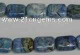 CLR220 15.5 inches 10*14mm rectangle larimar gemstone beads