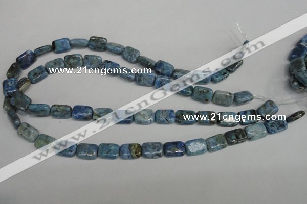 CLR220 15.5 inches 10*14mm rectangle larimar gemstone beads