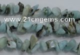 CLR30 15.5 inches natural larimar gemstone chip beads wholesale