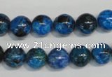 CLR303 15.5 inches 10mm round dyed larimar gemstone beads