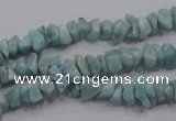 CLR31 15.5 inches natural larimar gemstone chip beads wholesale