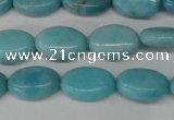 CLR371 15.5 inches 8*12mm oval dyed larimar gemstone beads