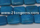 CLR440 15.5 inches 8*12mm rectangle dyed larimar gemstone beads