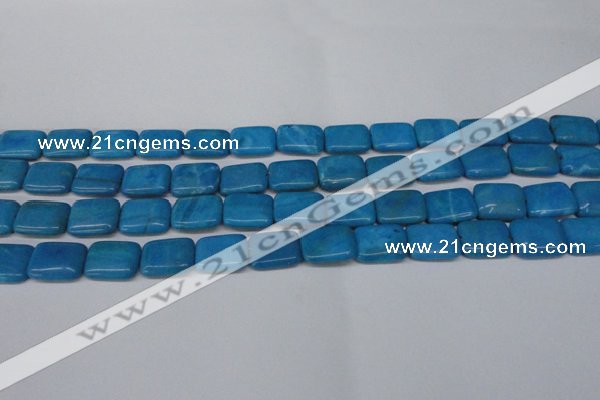 CLR440 15.5 inches 8*12mm rectangle dyed larimar gemstone beads