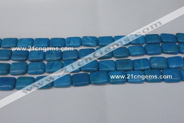 CLR441 15.5 inches 10*14mm rectangle dyed larimar gemstone beads