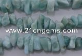 CLR45 15.5 inches 3*8mm – 4*10mm natural larimar chips beads