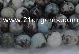 CLR62 15.5 inches 8mm round natural larimar gemstone beads