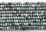 CLR626 15.5 inches 4*6mm rondelle larimar gemstone beads