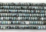 CLR627 15.5 inches 5*8mm rondelle larimar gemstone beads