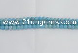 CLR71 15.5 inches 8mm round imitation larimar beads wholesale