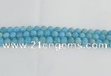 CLR72 15.5 inches 10mm round imitation larimar beads wholesale