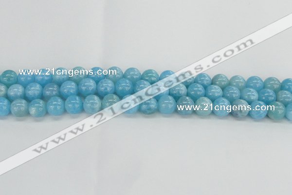 CLR72 15.5 inches 10mm round imitation larimar beads wholesale