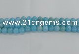 CLR73 15.5 inches 12mm round imitation larimar beads wholesale