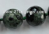 CLS107 15.5 inches 25mm faceted round kambaba jasper beads