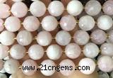 CLS410 15 inches 16mm faceted round rose quartz gemstone beads