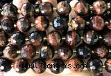 CLS424 15 inches 16mm faceted round red tiger eye gemstone beads