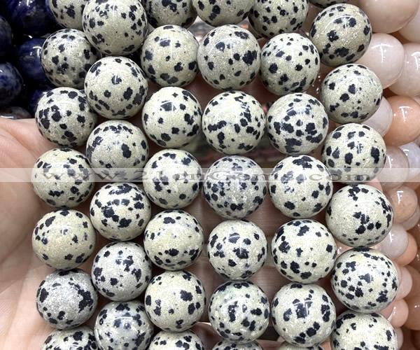 CLS631 15 inches 16mm round dalmatian jasper beads wholesale