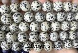 CLS631 15 inches 16mm round dalmatian jasper beads wholesale