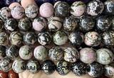 CLS643 15 inches 16mm round rhodonite gemstone beads wholesale