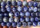 CLS645 15 inches 16mm round sodalite gemstone beads wholesale