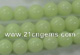 CLU04 15.5 inches 10mm round luminous stone beads wholesale