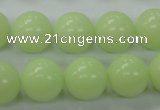 CLU05 15.5 inches 12mm round luminous stone beads wholesale