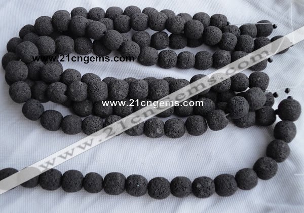 CLV01 14 inches 14*15mm roundel natural lava beads wholesale