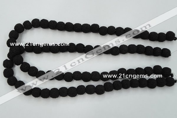 CLV379 15.5 inches 10mm ball dyed lava beads wholesale