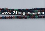 CLV521 15.5 inches 6mm round mixed lava beads wholesale