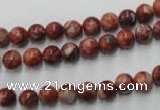 CMA201 15.5 inches 6mm round red malachite beads wholesale