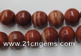 CMA204 15.5 inches 12mm round red malachite beads wholesale