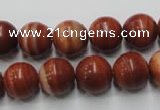 CMA205 15.5 inches 14mm round red malachite beads wholesale