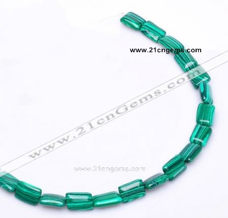 CMA22 10*14mm rectangle imitate malachite beads Wholesale