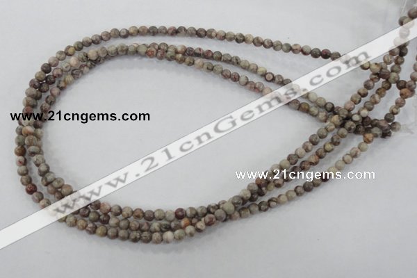 CMB01 15.5 inches 4mm round natural medical stone beads wholesale